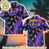 Grateful Dead Island Pattern Black Background Band Music Aloha Hawaiian Shirt