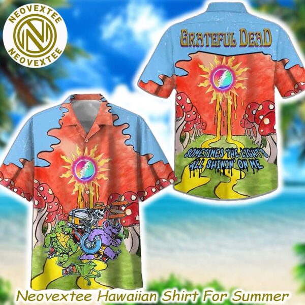 Grateful Dead Sometimes The Lights All Shining’ On Me Summer Aloha 2025 Hawaiian Shirt