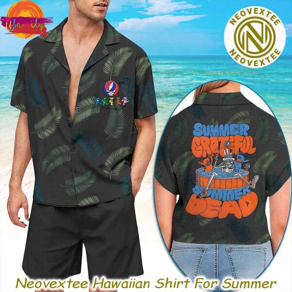 Grateful Dead Tropical Summer Grateful Dead Aloha Summer Hawaiian Shirt