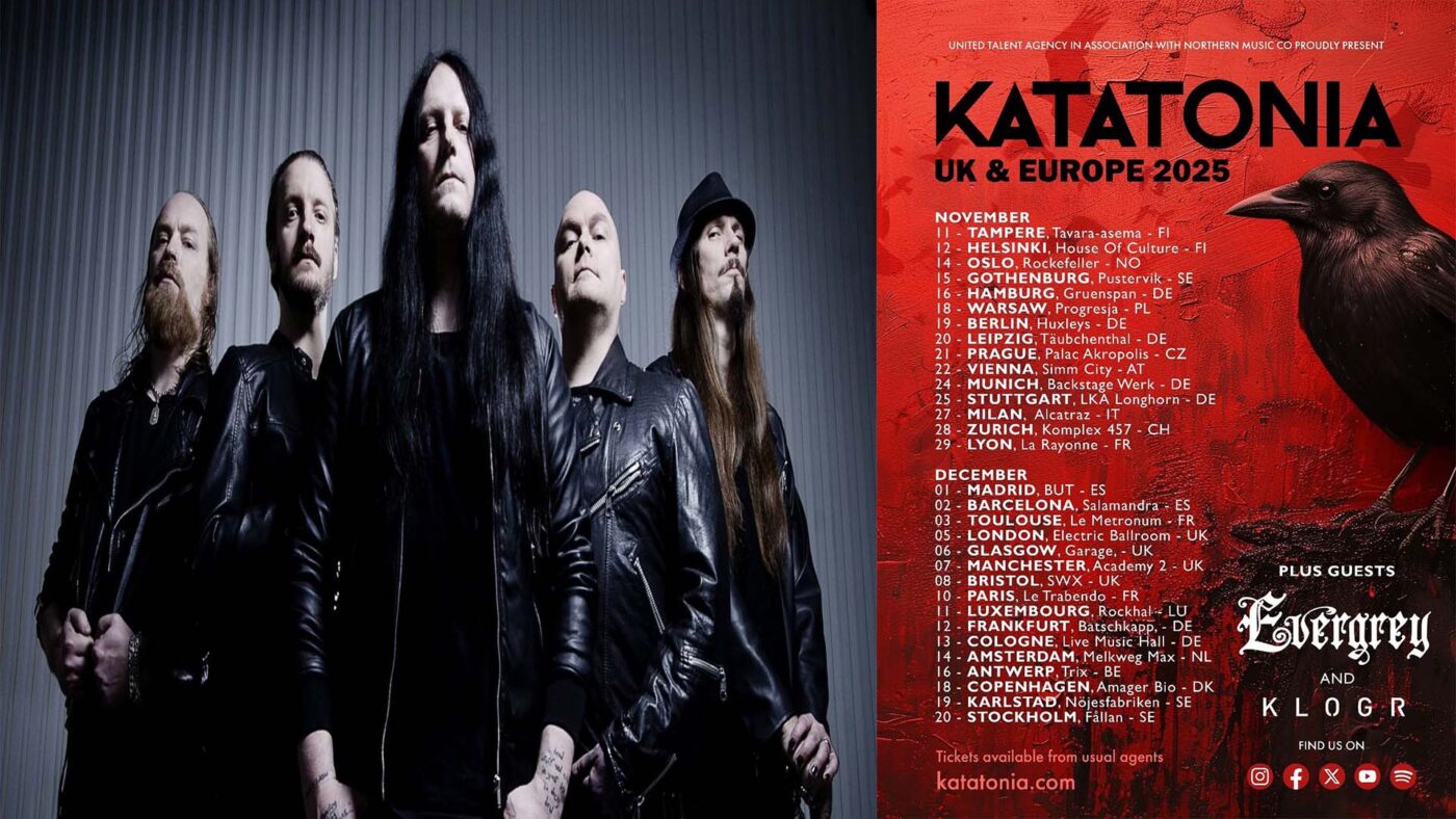 Katatonia UK & Europe Tour 2025 A Musical Journey