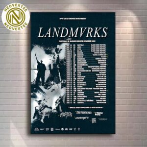 Landmvrks Festivals And Shows Europe Summer Tour 2025 Dates List Home Decor Poster Canvas