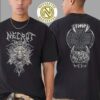 Napalm Death Merch Savage Imperial Death March Noise Amphetamine Reptile Records Two Sides Print T-Shirt