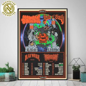 Pain of Truth And SUNAMI Spring Tour 2025 Dates List Home Decor Poster Canvas