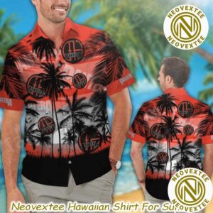 Pantera Logo And Trees Pattern Summer Aloha Hawaiian Shirt And Beach Short