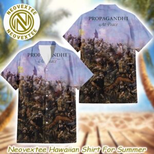 Propagandhi New Album At Peace Aloha Summer 2025 Hawaiian Shirt