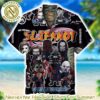 Slipknot Rock Band Music Palm Red Summer Aloha Music 2025 Hawaiian Shirt