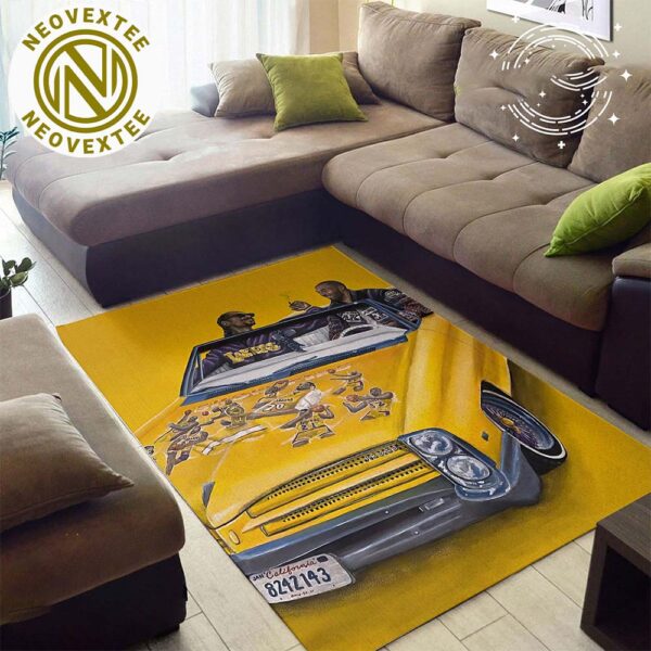 Snoop Dogg And Los Angeles Lakers Highlights Sport Style Fashion Music Rug Carpet