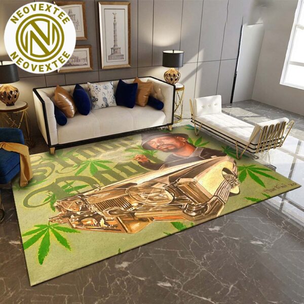 Snoop Dogg Rapper Holding A Cigar On The Car Rug Carpet For Home Decor