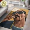 Snoop Dogg Rapper Young Photo Fashion Style Pink Background Rug Carpet