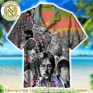 The Beatles Collage Summer 2025 Best Music Aloha Hawaiian Shirt