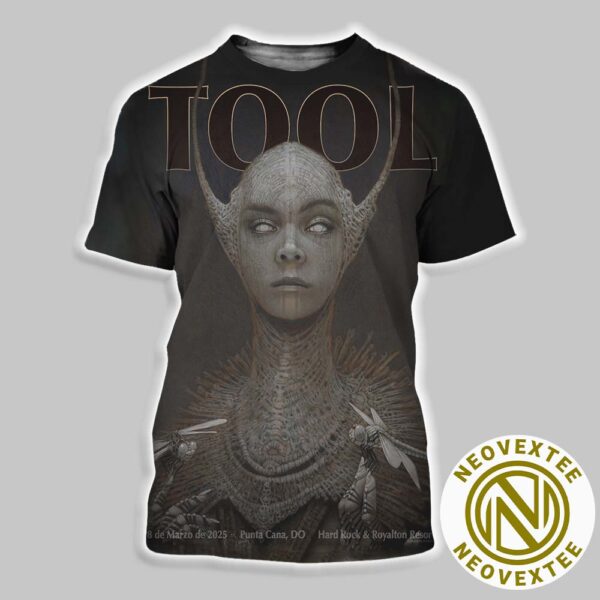 Tool Band Live In The Sand Poster At Hard Rock And Royalton Resorts In Punta Cana DO On March 8 2025 All Over Print Shirt