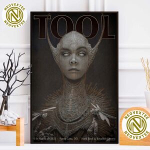 Tool Band Live In The Sand Poster At Hard Rock And Royalton Resorts In Punta Cana DO On March 8 2025 Home Decor Poster Canvas