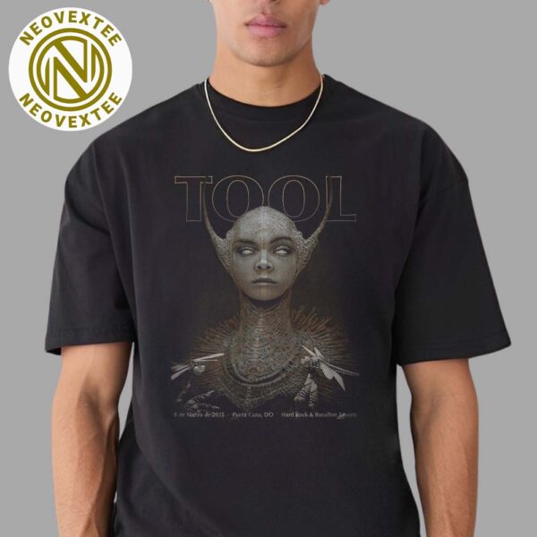 Tool Band Live In The Sand Poster At Hard Rock And Royalton Resorts In Punta Cana DO On March 8 2025 Unisex T-Shirt