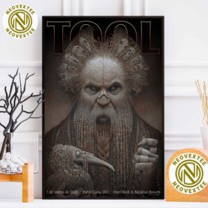 Tool Band Live In The Sand Poster Punta Cana DO At Hard Rock And Royalton Resorts On March 7 2025 Poster Canvas