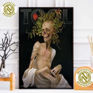 Tool Band Mexico City MX Event Poster At Explanada Estadio Azteca On March 15 2025 Home Decor Poster Canvas