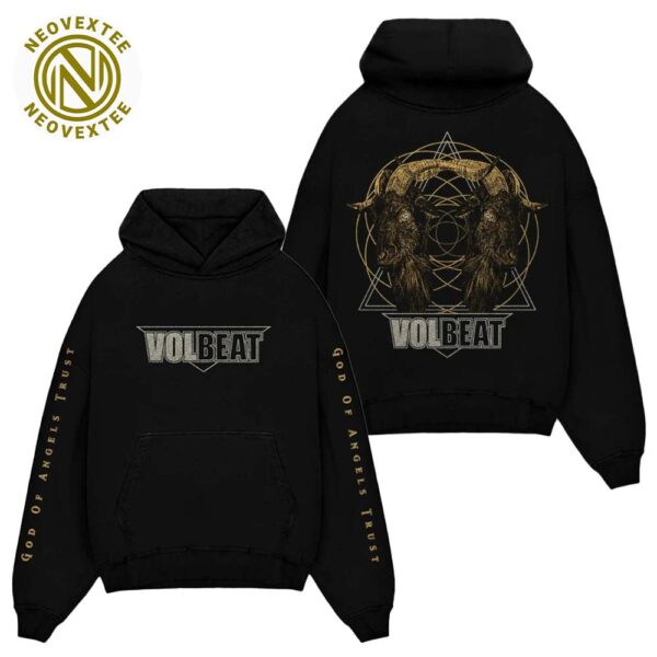 Volbeat Merch New Album God Of Angels Trust Artwork Hoodie T-Shirt