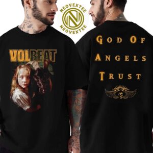 Volbeat Official Merch God Of Angels Trust GOAT Two Sides Print Classic T-Shirt