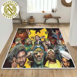 Wu Tang Clan Hip Hop League Artwork Rug Carpet