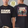 Zakk Sabbath Merch Tee UK And EU Tour 2025 Dates List Two Sides Print Unisex T-Shirt