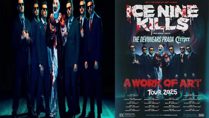 Ice Nine Kills Announces “A Work of Art” Tour 2025 with The Devil Wears Prada & Creeper