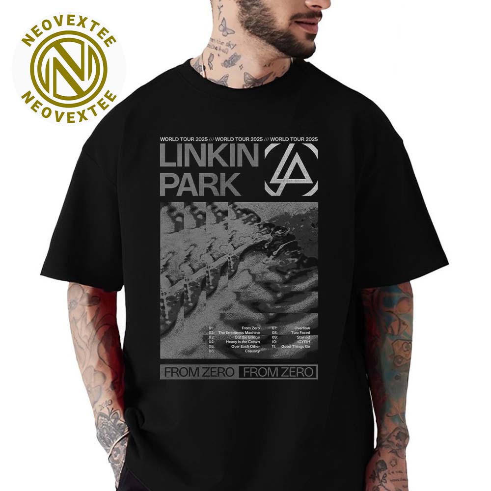 Linkin Park ListAlbum Tour Official Tee From Zero World Tour 2025 Vintage T-Shirt