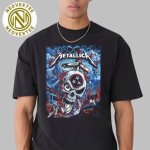 Metallica Pop-Up Shop Poster M72 Nashville TN At Nissan Stadium On No Repeat Weekend May 1st And 3rd M72 North America Tour 2025 Classic T-Shirt