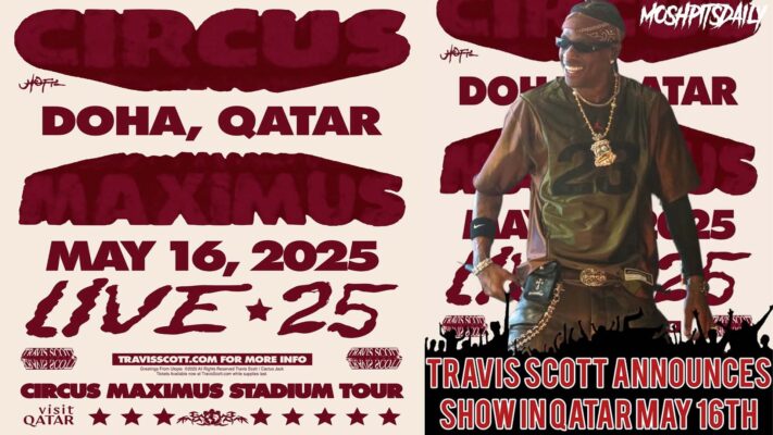 Travis Scott’s Circus Maximus is Coming to Doha, Qatar on May 16, 2025 – The Ultimate Concert Experience!
