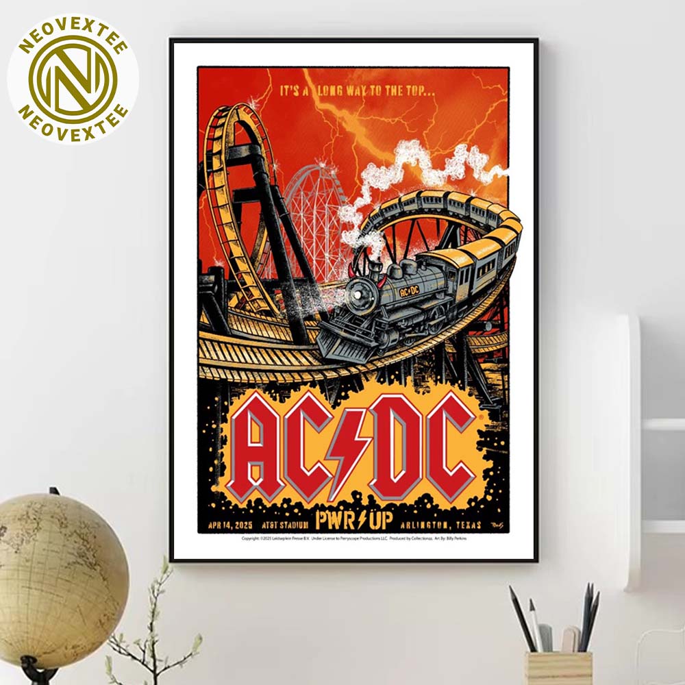 ACDC Dallas PWR UP Tour North America 2025 Poster In Dallas TX At AT&T Stadium On April 14 2025 Home Decor Poster Canvas ACDC Dallas PWR UP Tour North America 2025 Poster In Dallas TX At AT&T Stadium On April 14 2025 Home Decor Poster Canvas
