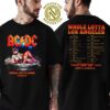 ACDC Vancouver PWR UP Tour North America 2025 Merch Tee In Vancouver CA At BC Place On April 22 2025 Two Sided Print T-Shirt