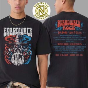 Boardwalk Rock Festival Wizard Of Rock Exclusive Tee For Ocean City MD On May 17-18 2025 Two Sides Unisex T-Shirt