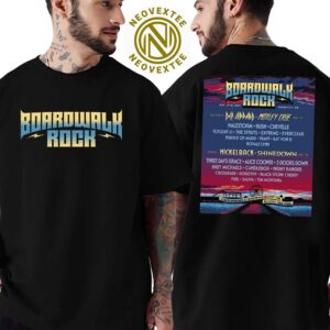 Boardwalk Rock Full Lineup Tee At Ocean City MD On May 17-18 2025 Two Sided Print Classic T-Shirt