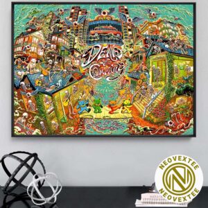 Dead And Company Happy Friday Music Poster In Las Vegas Nevada At Sphere On May 16th Dead Forever 2025 Home Decor Poster Canvas