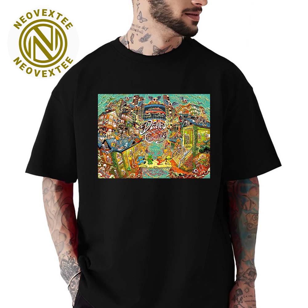 Dead And Company Happy Friday Music Poster In Las Vegas Nevada At Sphere On May 16th Dead Forever 2025 Unisex T-Shirt Dead And Company Happy Friday Music Poster In Las Vegas Nevada At Sphere On May 16th Dead Forever 2025 Unisex T-Shirt