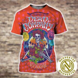 Dead And Company Mother’s Day Sunday Show Poster On May 11 Dead Forever 2025 In Las Vegas NV At Sphere All Over Print Shirt