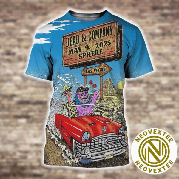 Dead And Company Weekend 5 Poster On May 9 Dead Forever 2025 In Las Vegas NV At Sphere All Over Print Shirt