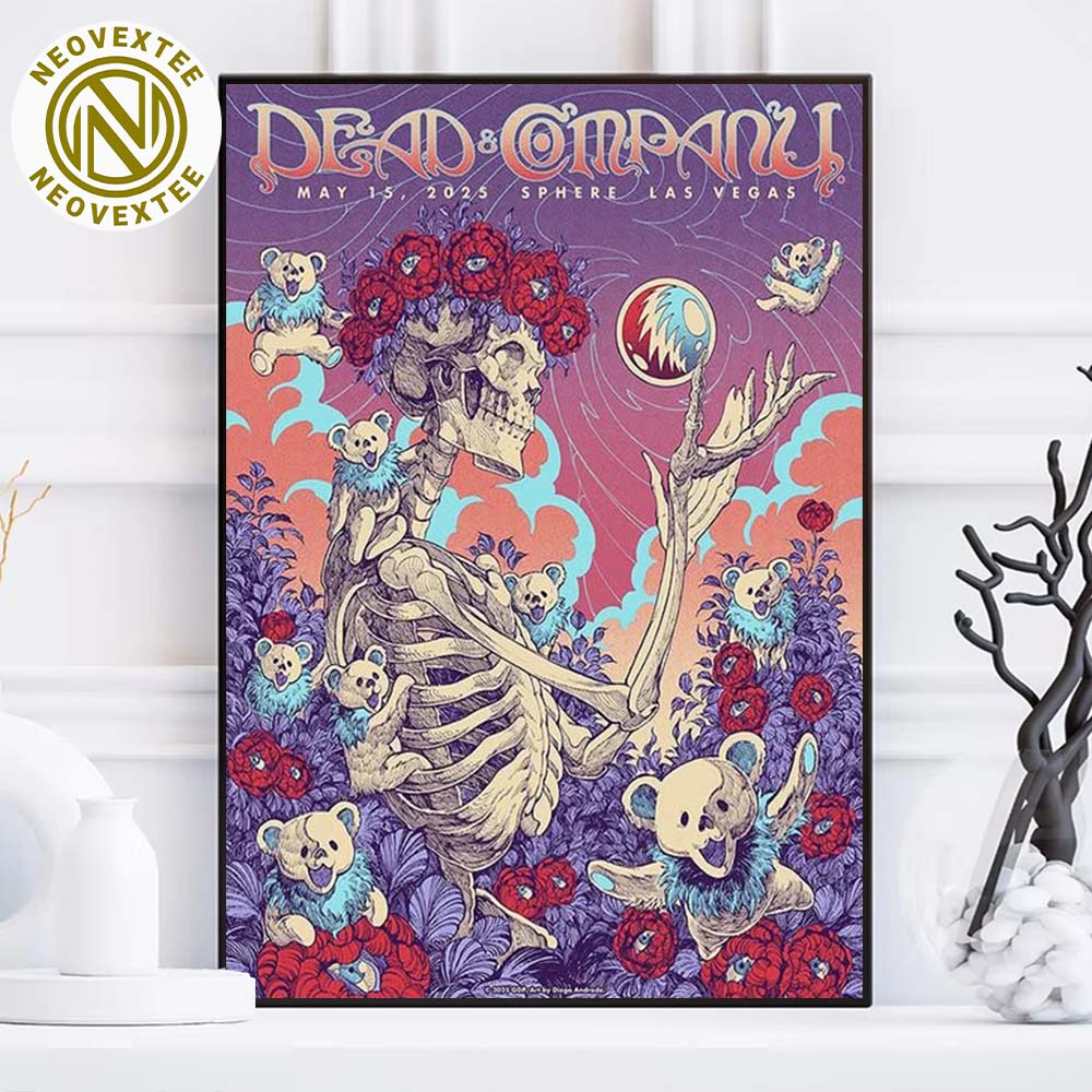 Dead And Company Weekend 6 Music Poster On May 15 Dead Forever 2025 In Las Vegas NV At Sphere Home Decor Poster Canvas Dead And Company Weekend 6 Music Poster On May 15 Dead Forever 2025 In Las Vegas NV At Sphere Home Decor Poster Canvas