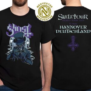 Ghost Hannover Deutschland Merch Tee Pop-Up Store On May 15 Skeletour World Tour 2025 At ZAG Arena Vintage T-Shirt