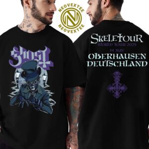 Ghost Oberhausen Deutschland Merch Tee Pop-Up Store On May 14 Skeletour World Tour 2025 At Rudolf Weber Arena Unisex T-Shirt