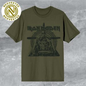 Iron Maiden Aces High Olive Tee Celebrating The 40th Anniversary Of Powerslave Classic T-Shirt