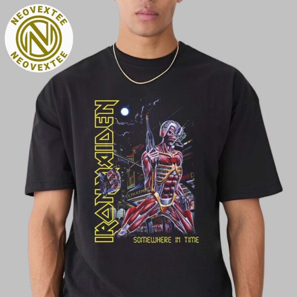Iron Maiden Legacy Collection Somewhere In Time Album Tee Black Classic T-Shirt