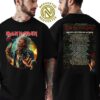 Iron Maiden Run For Your Lives World Tour 2025 Merch Tee Powerslave Rime Of The Ancient Mariner Two Sided Print T-Shirt