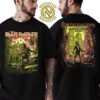 Iron Maiden Running Free Tee 50th Anniversary Celebration Vintage Gold Two Sided Print T-Shirt