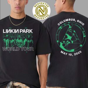 Linkin Park Sonic Temple Fest Merch Tee In Columbus Ohio On May 10 FZ World Tour 2025 Two Sided Print T-Shirt