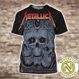 Metallica Columbus OH Poster For M72 Sonic Temple Pop-Up Shop At Historic Crew Stadium No Repeat Weekend On May 9 And 11 M72 North American 2025 All Over Print Shirt