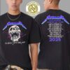 Metallica M72 Virginia Tech Concert M72 Seasons Schedule Dates List 2025 Two Sided Print Unisex T-Shirt