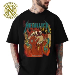 Metallica M72 Philly Tonight 1 Poster Art By Squindo In Philadelphia Pennsylvania At Lincoln Financial Field On May 23 M72 North American Tour 2025 T-Shirt