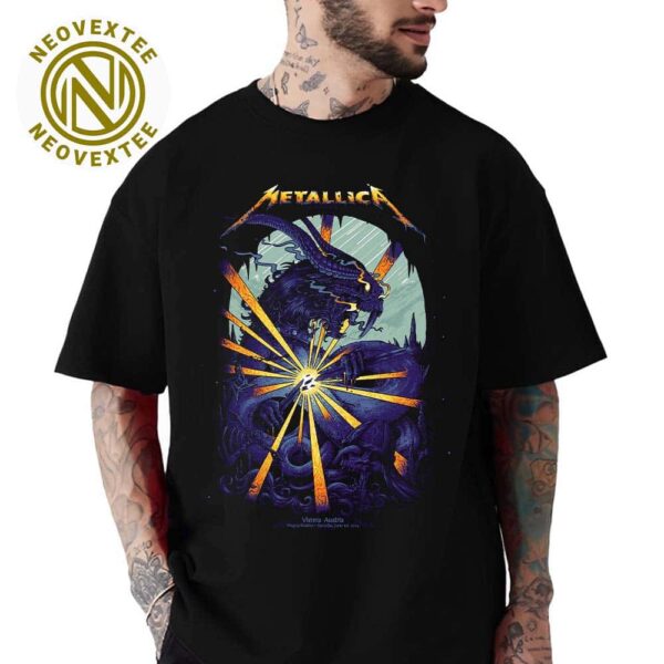 Metallica M72 Vienna Tonight Poster Racino Rocks at Racino Ebreichsdorf In Vienna Austria On June 1st 2024 Classic T-Shirt
