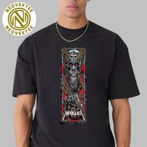 Metallica Munich Germany Night 2 Concert Poster On May 26th M72 World Tour 2024 At Olympiastadion Vintage T-Shirt