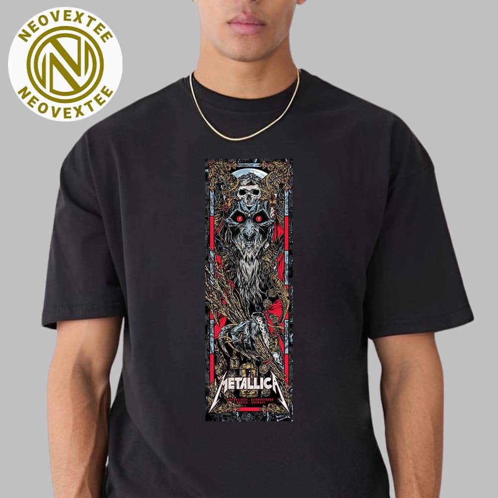 Metallica Munich Germany Night 2 Concert Poster On May 26th M72 World Tour 2024 At Olympiastadion Vintage T-Shirt Metallica Munich Germany Night 2 Concert Poster On May 26th M72 World Tour 2024 At Olympiastadion Vintage T-Shirt