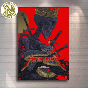 Metallica Night 2 Columbus Ohio Tonight Poster M72 Sonic Temple Historic Crew Stadium On May 11 2025 Home Decor Poster Canvas